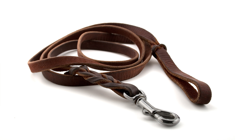 Leather for saddle construction, equestrian and dog sport - dog leash